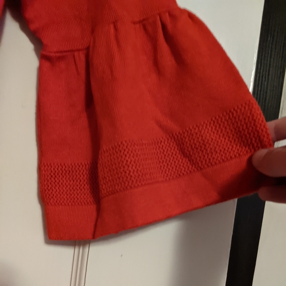 GB Girls Red Bell Sleeve Dress - Picture 4 of 5
